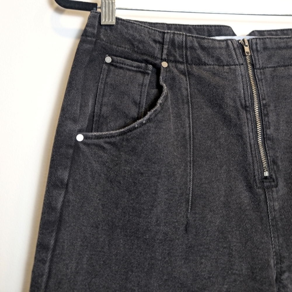 Dark Gray High Rise Skinny Jeans Size 9 - Picture 3 of 6
